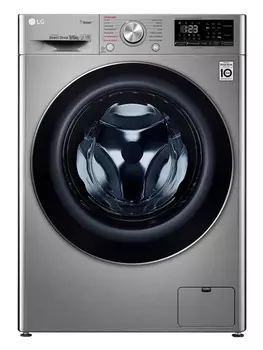 Стиральная машина LG, 9 кг, 1400 об/мин, темно-серебристый (F4V5VG2S)