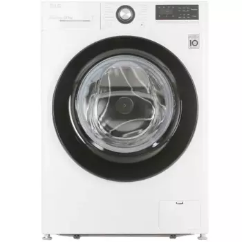 Стиральная машина LG AIDD TW4V3RS6W, 10.5 кг, 1400 об/мин, белый/черный (TW4V3RS6W)