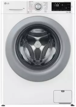 Стиральная машина LG F4M5VS4WP, 9 кг, 1400 об/мин, белый/серый (F4M5VS4WP)