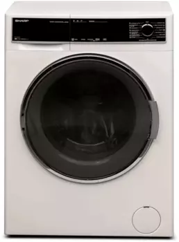 Стиральная машина Sharp ES612RW, 6 кг, 1200 об/мин, белый/черный (ES612RW)