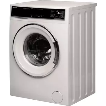 Стиральная машина Sharp ES712RW, 7 кг, 1200 об/мин, белый/черный (ES712RW)