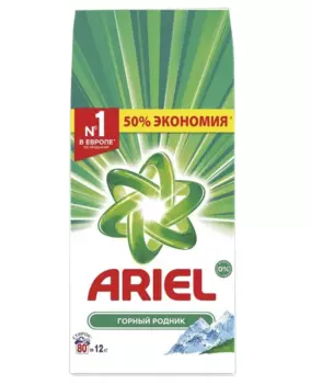 Стиральный порошок Ariel "Горный родник", автомат, 12кг (8001841053264)