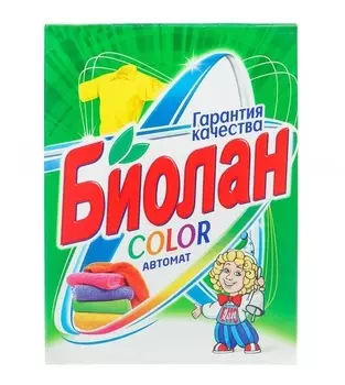 Стиральный порошок Биолан Color для цветного белья, 350г