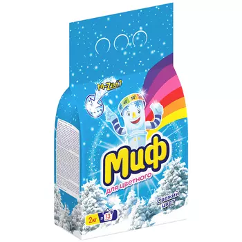 Стиральный порошок МИФ 3 в 1, для цветного белья, 2кг, автомат