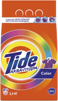 Стиральный порошок Tide Аквапудра Color для цветного белья, 2.4кг