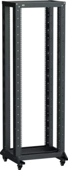 Стойка 42U, двухрамная, 600x600 мм, черный, разборный, ITK LINEA F LF05-42U66-2RM (LF05-42U66-2RM)