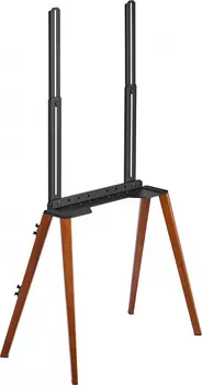 Стойка напольная для телевизоров Cactus CS-ST3644BKWN, 43"-65", VESA 100x100мм-400x400мм, до 40 кг, черный/орех (CS-ST3644BKWN)