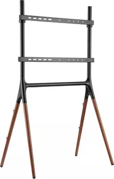 Стойка напольная для телевизоров Cactus CS-ST1247BKWN, 49"-70", VESA 200x200мм-600x400мм, до 40 кг, черный/орех (CS-ST1247BKWN)
