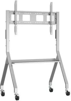 Стойка напольная для телевизоров KROMAX OMEGA-12, 32"-120", до 80 кг, серебристый (90554)