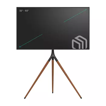 Стойка напольная для ТВ и сенсорных панелей ONKRON TS1220, 32"-65", VESA 100x100мм-400x400мм, поворотный, до 35 кг, черный (TS1220 BLACK)