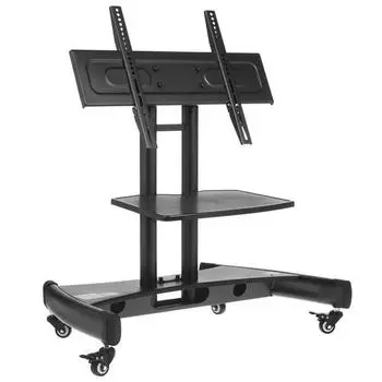 Стойка напольная TV/монитора ONKRON TS1330, 32"-65", VESA 100x100мм-600x400мм, наклонный, до 60кг, черный