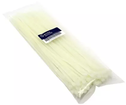 Стяжка 5bites, 3.6 мм x 250 мм, 100 шт., белый (CV-250WH)