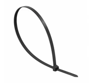 Стяжка EKF, 3.6 мм x 300 мм, 100 шт., черный (plc-fl-ctsb-3.6x300)