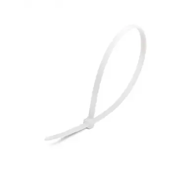 Стяжка KBT Nord, 4 мм x 300 мм, 100 шт., морозостойкая, белый (79732)