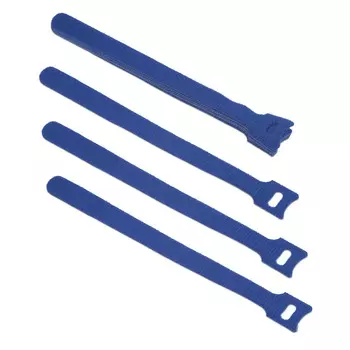 Стяжка-липучка Cabeus CLAMP-180-BL, 1.4 см x 180 мм, 10 шт., синий (CLAMP-180-BL)