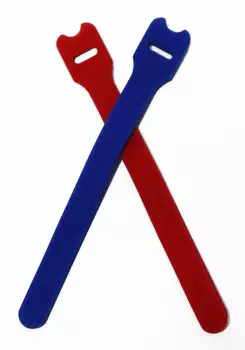 Стяжка-липучка Hyperline, 1.4 см x 155 мм, 10 шт., несколько цветов (WASN-155-mix-10)