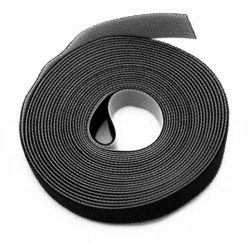 Стяжка-липучка Hyperline, 1.6 см x 5м, 1 шт., черный (WASNR-5x16-BK)