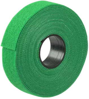 Стяжка-липучка ITK, 1.6 см x 5м, 1 шт., полиамид, зеленый (HKVRG-W16-L5000)