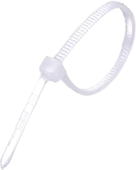 Стяжка Neomax, 2.5 мм x 200 мм, 100 шт., белый (NM-TIE-25-200-8-WH)
