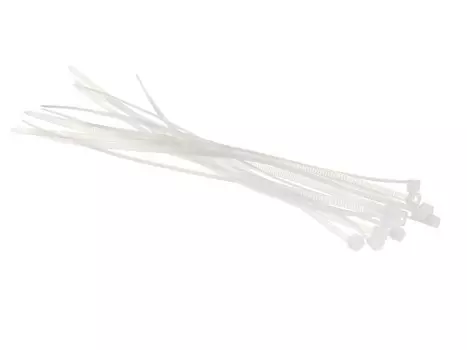 Стяжка Netko, 2.5 мм x 150 мм, 100 шт., белый (51809)