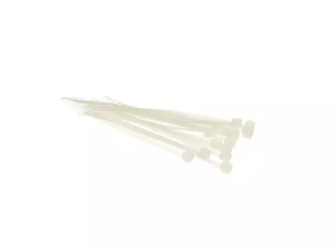 Стяжка Netko, 2 мм x 60 мм, 100 шт., белый (51393)