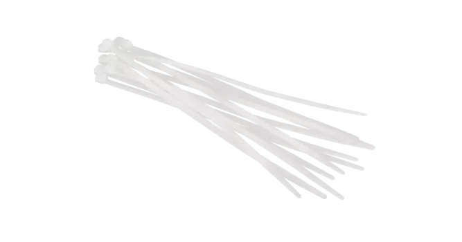 Стяжка Nikomax, 2.5 мм x 100 мм, 100 шт., белый (NMC-CTN100-25-SL-WT-100)