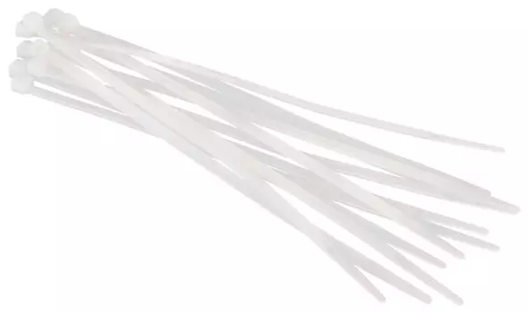 Стяжка Nikomax NMC-CTN400-80-RL-WT-100, 8 мм x 400 мм, 100 шт., белый