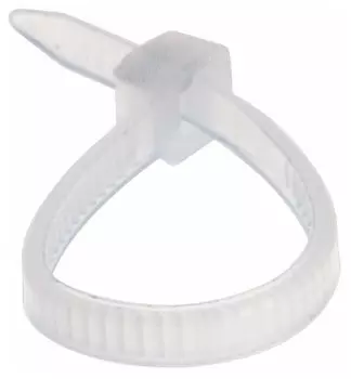 Стяжка Rexant, 2.5 мм x 100 мм, 100 шт., белый (07-0100)