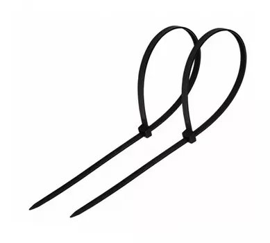 Стяжка Rexant, 4.8мм x 50см, 100шт., черный (07-0501)