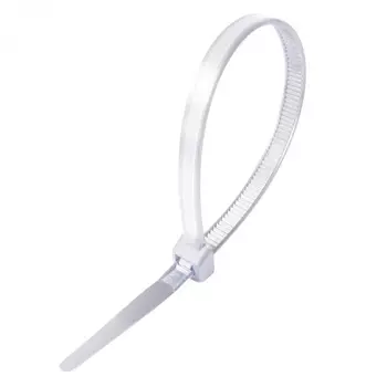 Стяжка Rexant, 5 мм x 350 мм, 100 шт., белый (07-0350)