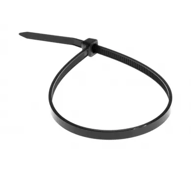 Стяжка Rexant, 5 мм x 200 мм, 100 шт., черный (07-0201-5)