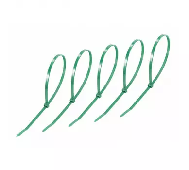 Стяжка Rexant, 5мм x 30см, 25шт., зеленый (07-0303-25)