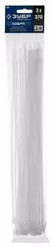 Стяжка ЗУБР Кобра, 3.6 мм x 370 мм, 50 шт., белый (30930-36-370)