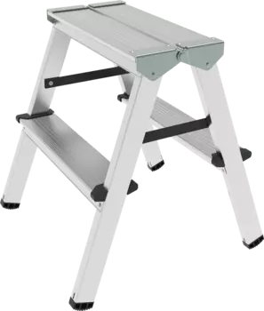 Стремянка Новая Высота NV 1120 двусторонняя алюминий 2ступ. (1120202}