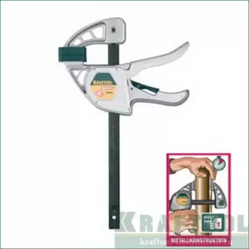 Струбцина пистолетная Kraftool 32228-15, быстрозажимная, 15 см x 35 см