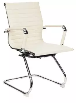 Стул офисный Бюрократ CH-883-LOW-V, слоновая кость (CH-883-LOW-V/IVORY)