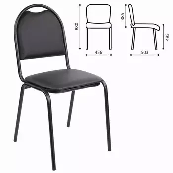 Стул офисный РС00Л, черный (531892)