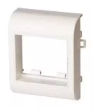 Рамка-суппорт DKC Viva PDA-DN 80, мест - 2-места, модулей - 2 модуля, вертикальный монтаж для тип TA-GN серии In-liner Classic, безвинтовое зажимное крепление, белый (10043)