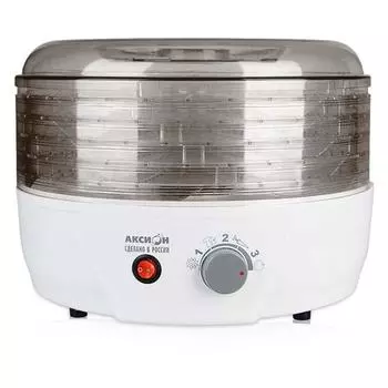 Сушилка для овощей и фруктов Аксион Т 33, 190 Вт, 35-70 °C, белый (Т 33)