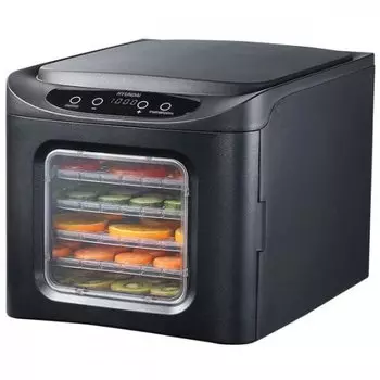 Сушилка для овощей и фруктов Hyundai HYFD-P1203, 500Вт, 35-70 °C, черный (1446880)