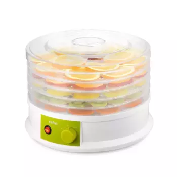 Сушилка для овощей и фруктов Kitfort КТ-1926, 250Вт, 40-70 °C, белый/салатовый