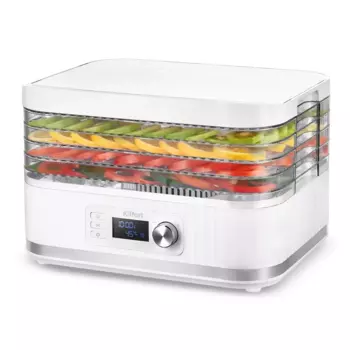 Сушилка для овощей и фруктов Kitfort КТ-1959, 450 Вт, 35-70 °C, белый (КТ-1959)