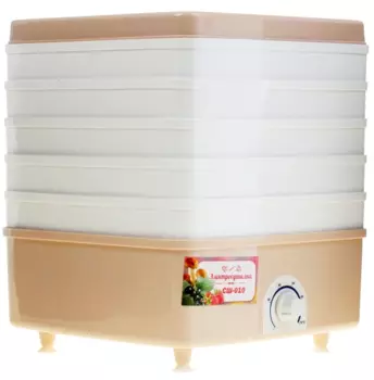 Сушилка для овощей и фруктов Ротор ДИВА ЛЮКС СШ-010 520Вт, 20-70 °С, белый