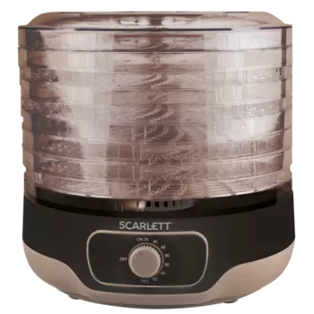 Сушилка для овощей и фруктов Scarlett SC-FD421014, 250Вт, 35-70 °C, черный (FD421014)