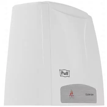Сушилка для рук Puff-8811А, 1.5кВт, 25 м/с, автовключение, белый