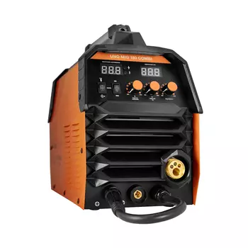 Сварочный аппарат Foxweld UNO MIG 180 COMBI, MMA, MIG/MAG, инверторный, MMA (20А-140А), 187 В-242 В (6787)