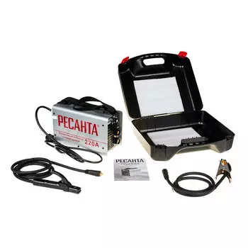 Сварочный аппарат Ресанта САИ-220, MMA, инверторный, MMA (10А-220А), 140 В-260 В, кейс (65/22)