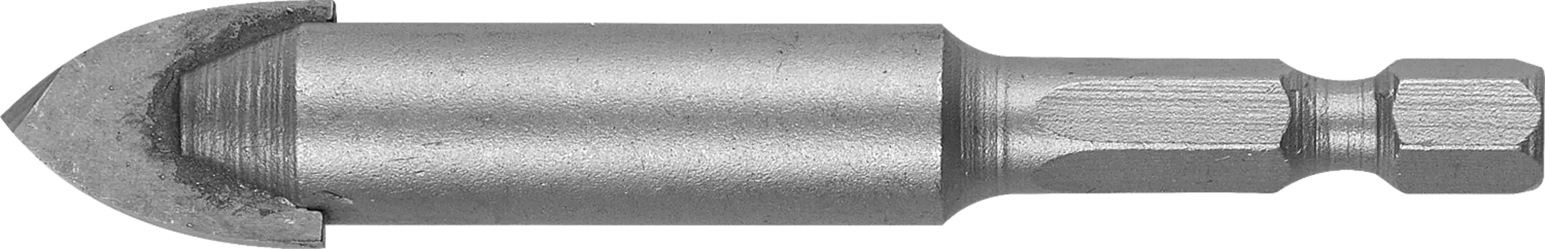 Сверло 1.2 см x 6.5 см, по керамической плитке стеклу, ЗУБР Мастер, 1 шт. (29840-12)