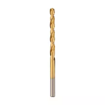 Сверло 1 см x 13.3 см, 10x133 мм, HSS-TiN M-2, по металлу, REXANT ТИТАН, 1 шт. (91-0534)