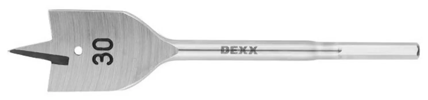 Сверло 3 см x 15.2 см, сталь 45, по дереву, Dexx, перьевое, 1 шт. (2945-30)